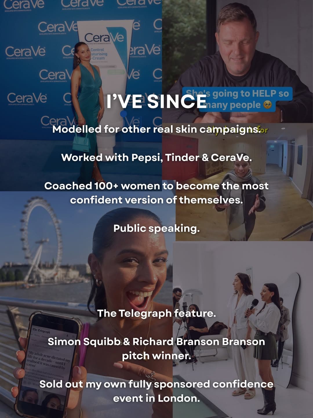 A collage of campaign, speaking and press moments from the last two years.